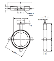Series 486 Stainless Steel Butterfly Valves - 2