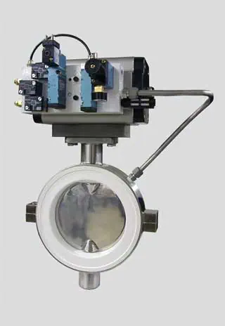 Purpose: Butterfly Valve with Special Tork-Mate™ 898 Series Actuator and Controls for 180° Rotation of Disc
