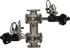 Double Dump Valve Assembly with Ferrule Connection