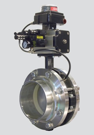 Purpose: Outlet Valve Unloading Powder Coatings from a Storage Bin to a Milling Machine