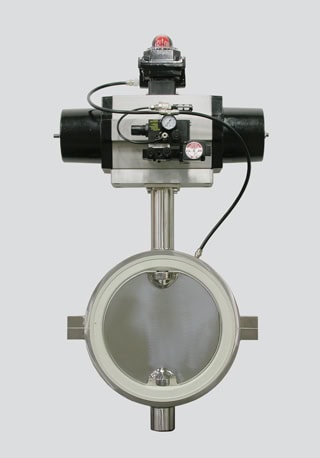 Purpose: Damper Valve Handling Pharmaceutical Powders in a Fluid Bed Dryer