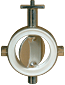Series 486 stainles steel butterly Valves